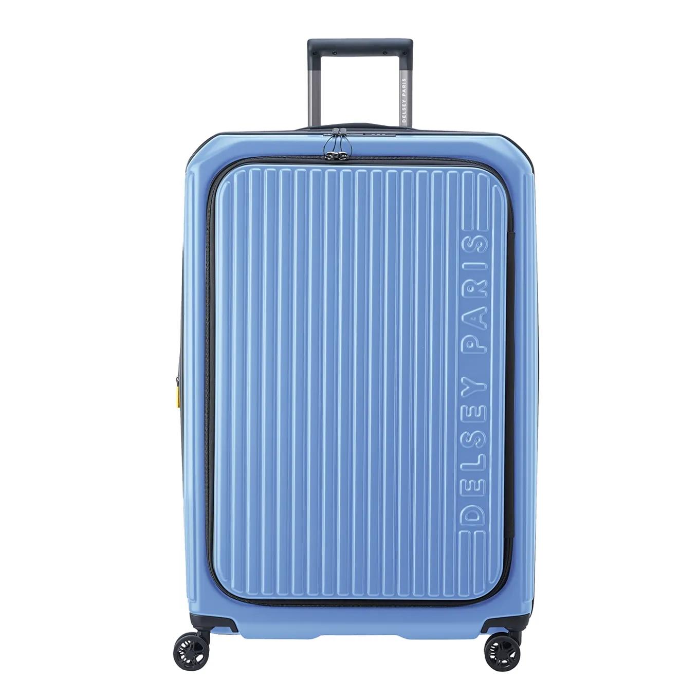 Delsey  zip trolley l expandable Blauw  Blauw main product image