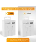 USB-C naar USB-C Kabel - 2 Meter