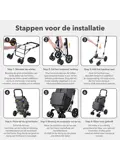 Boodschappentrolley deluxe – 60 liter