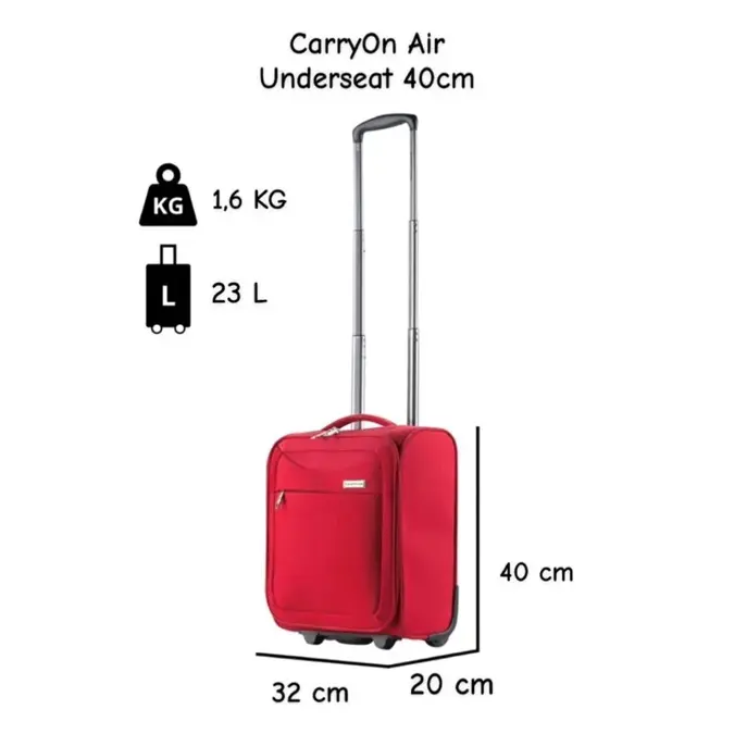 CarryOn Air Underseat handbagage 40cm