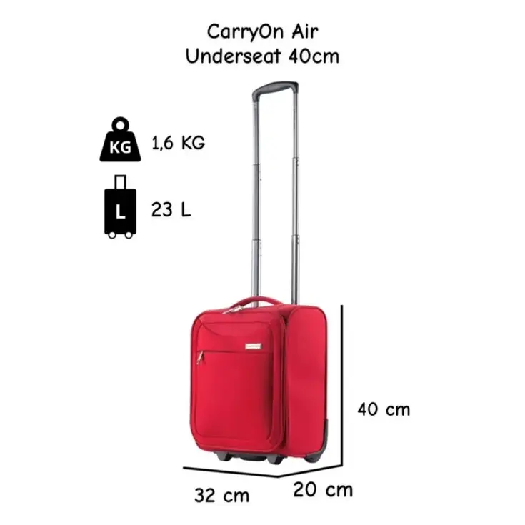 Air Underseat handbagage 40cm