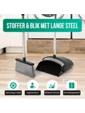 Stoffer en Blik met Lange Steel - Verstelbaar