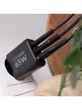CHARGE+ 65W Oplader - USB en USB-C