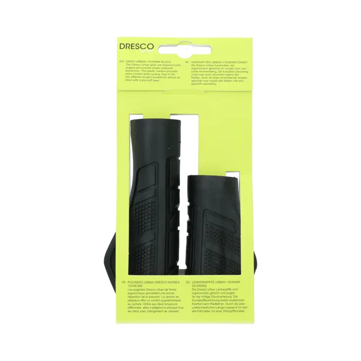 Ergonomische handvatten 135/95mm Zwart