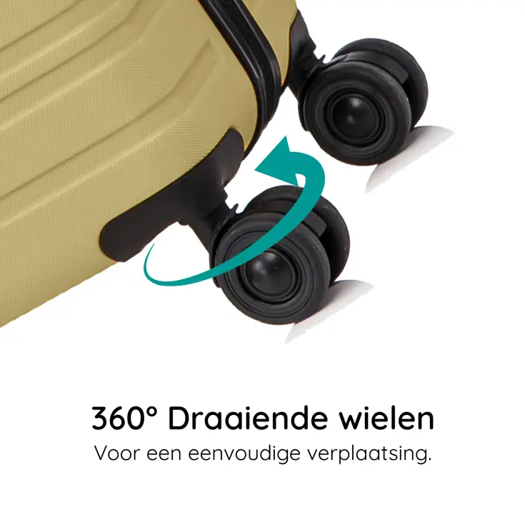 Kofferset 4 delige ABS 29 39 74 en 95L TSA-slot