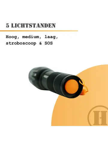 Homey's Eddy zaklamp LED - 200 lumen