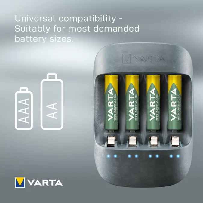 Eco Charger Pro Recycled - Batterijoplader - Varta
