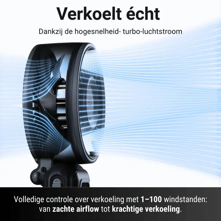 Diveblues® AIR Fanzy Oplaadbare Handventilator