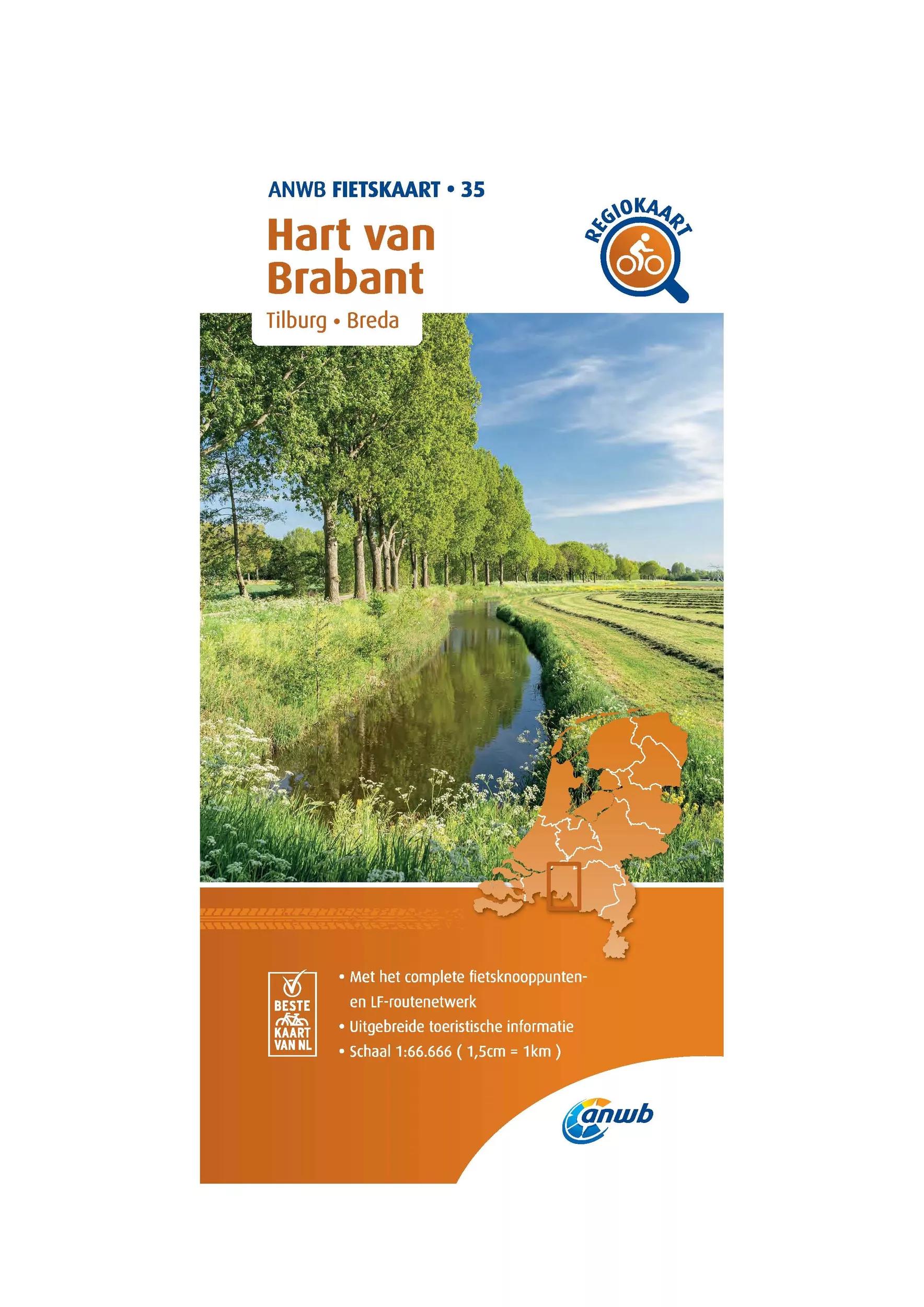 ANWB  Fietskaart 35   Hart van Brabant main product image