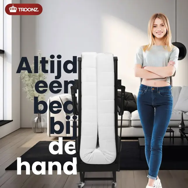 Troonz Luxe Campingbed Livorno - 90 x 200 cm