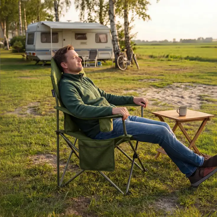 Campingstoel - Opvouwbaar - 160KG - Kampeerstoel