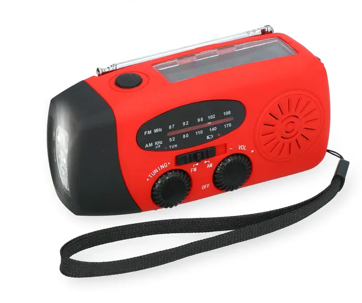 Draagbare Noodradio met Zaklamp en Powerbank