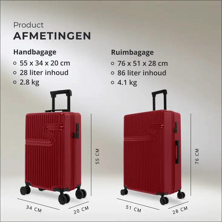 Signature Kofferset 2-delig  55/76 cm