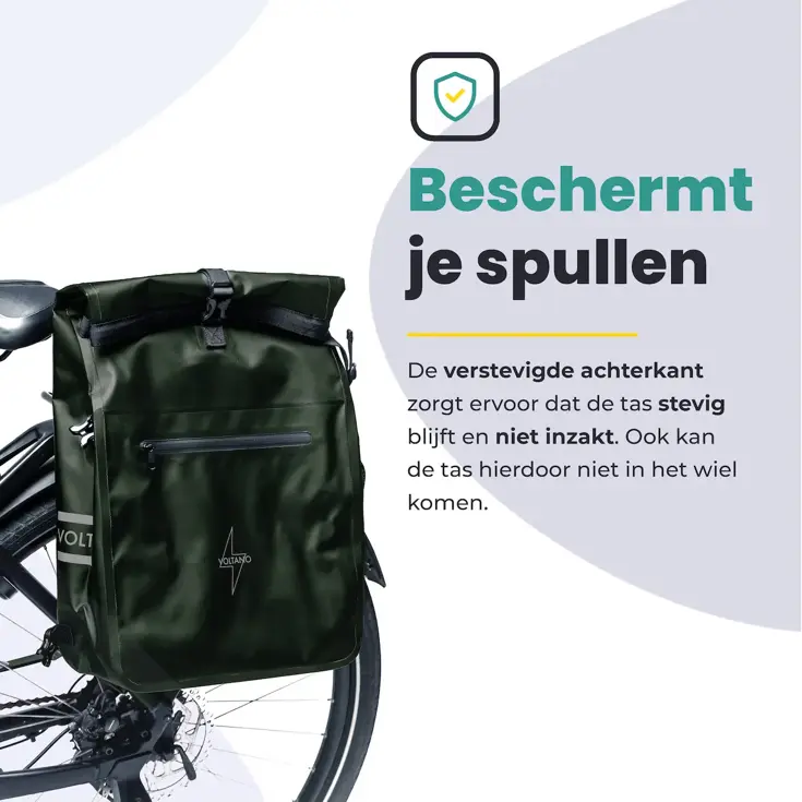 Voltano Luxe E-bike Fietstas / Rugtas
