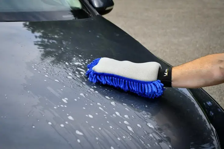 Autospons - Washandschoen