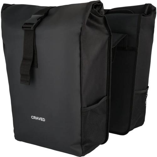 Dubbele Fietstas Spark Zwart 48 Liter