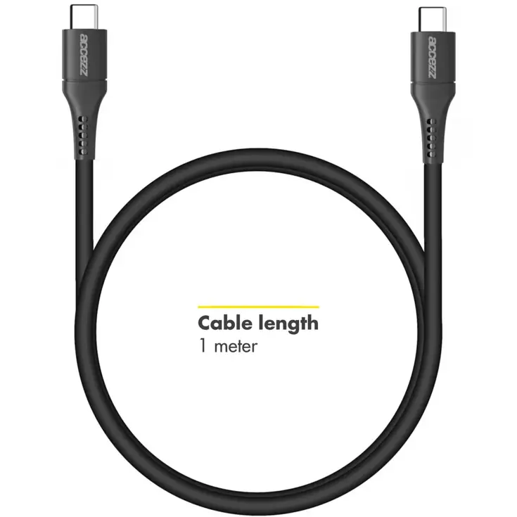 USB-C naar USB-C kabel 1 meter