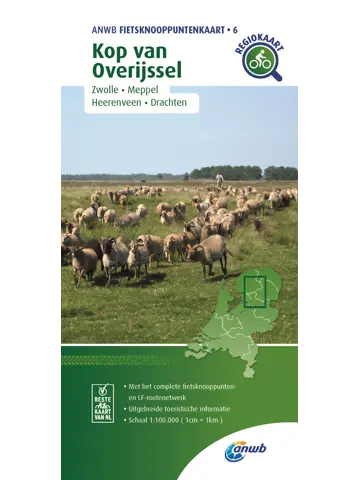 ANWB Knooppuntenkaart 6 Kop van Overijssel