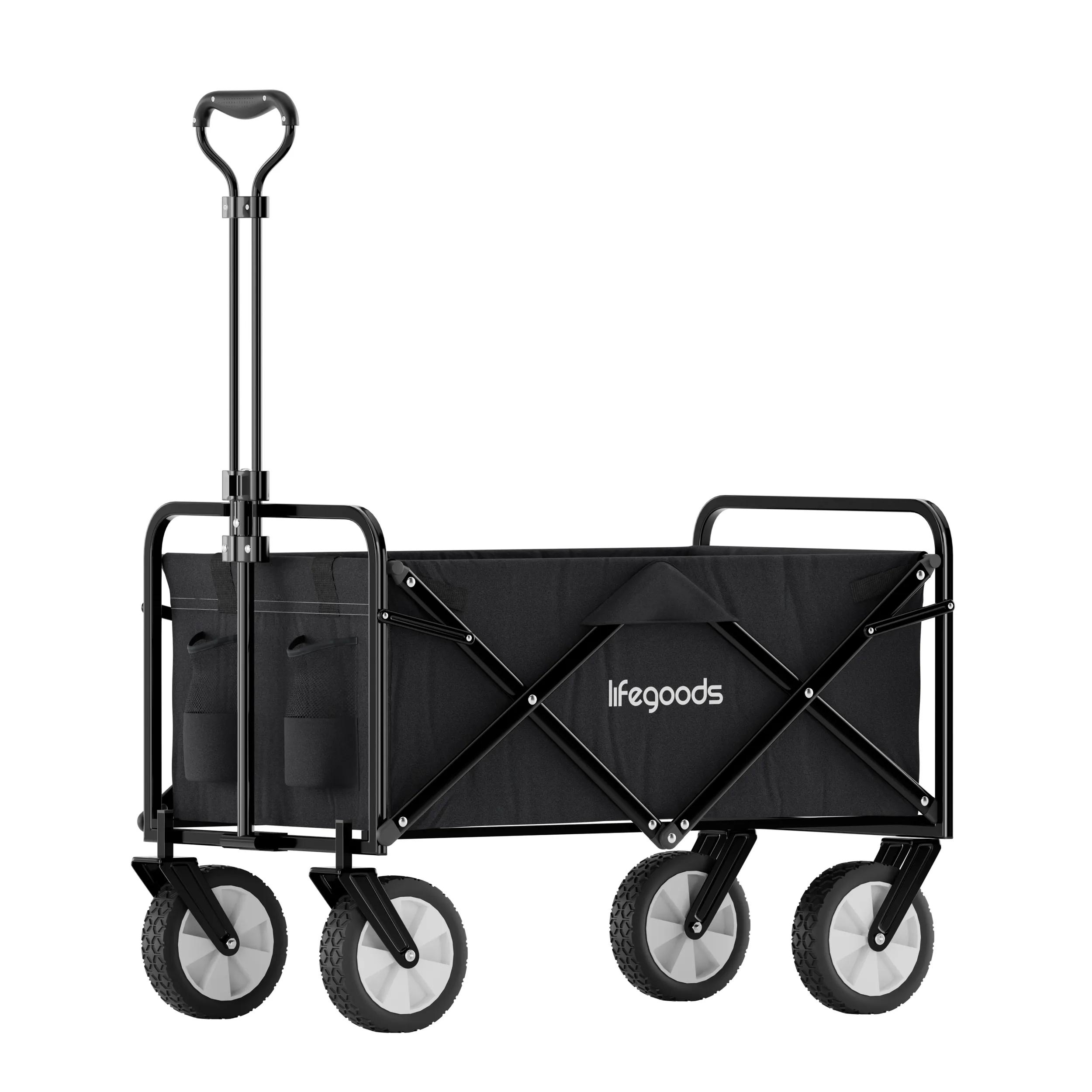 Lifegoods  Bolderkar  70KG  Zwart