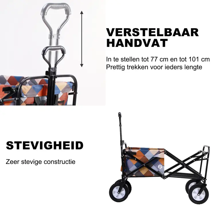 Packaway Opvouwbare Bolderkar 70KG - Blok