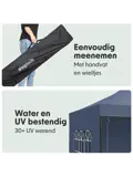 Partytent met Zijwanden – 3x3 m – Donkerblauw