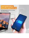 USB-C Kabel 2m met USB-A & USB-C Adapter