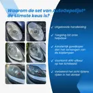 Koplamp Polijst Set - Restauratie Kit - 16 Delig