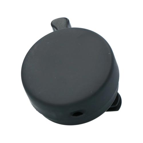 Zwarte fietsbel 55mm met heldere klank