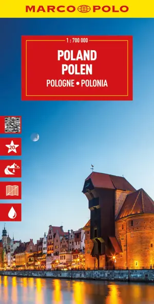 Wegenkaart Polen