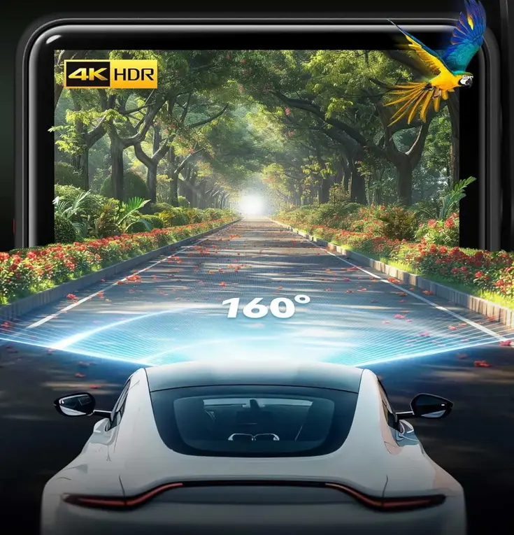 F4 4K Touch Wifi GPS 32gb dashcam