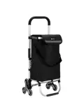 40L boodschappentrolley met trapwielen