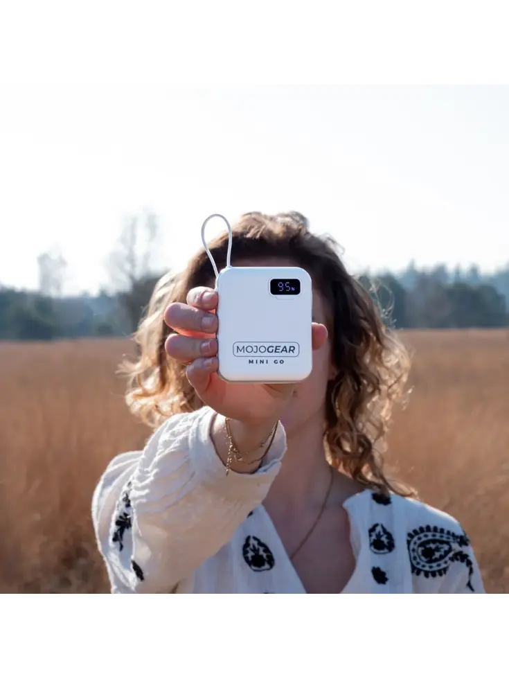 Powerbank 10.000 mAh met Kabels - Wit