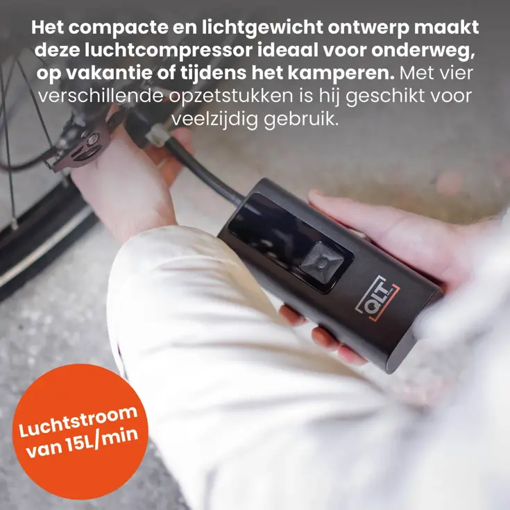 Luchtcompressor en Powerbank - 10,3 Bar