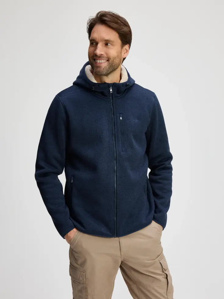 Yatton - Gevoerd fleecevest heren - Human Nature