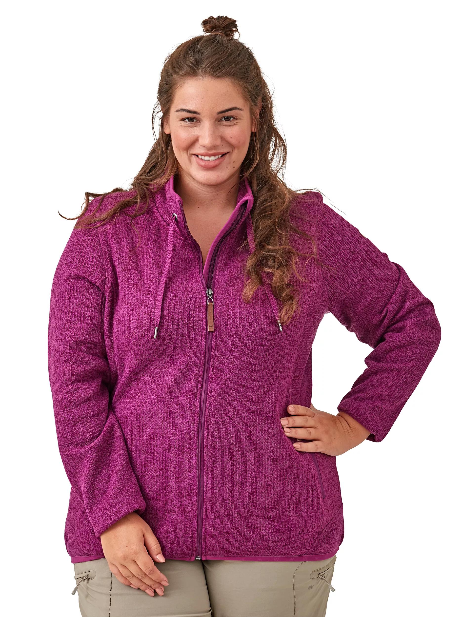 ANWB  Vanity  Fleece Vest Dames  Plus Size  Aubergine   XXXXXL main product image