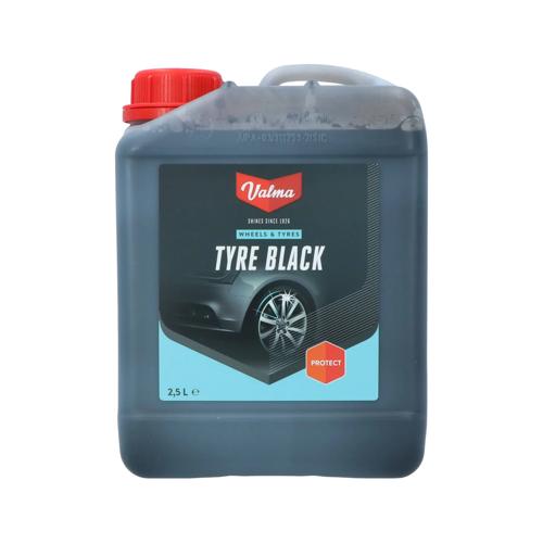 Tyre Black 2,5L - Diepzwart voor banden en matten