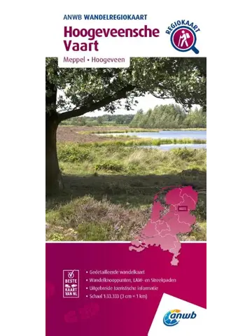 ANWB Wandelkaart Hoogeveensche-Vaart 
