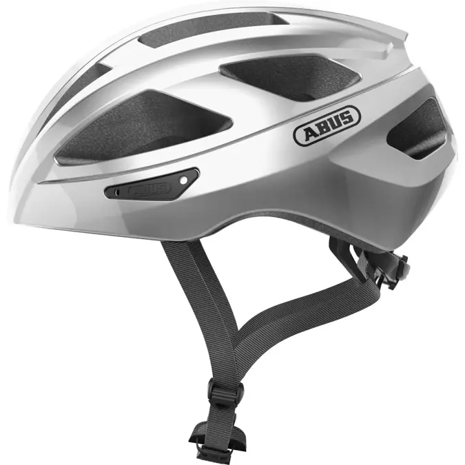 Abus helm Macator gleam silver L 58-62cm