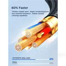 4-in-1 Multikabel - Zwart - Joyroom