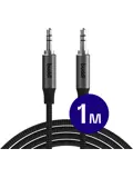 Flex 3.5mm Jack Aux Audio Kabel 1M Zwart