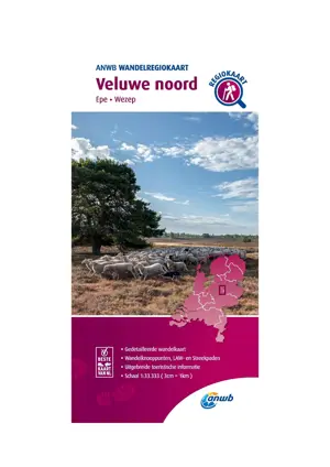 ANWB Wandelkaart Veluwe Noord