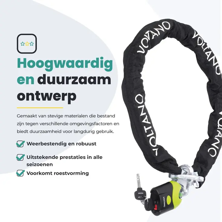 Voltano ART4 Kettingslot 130cm