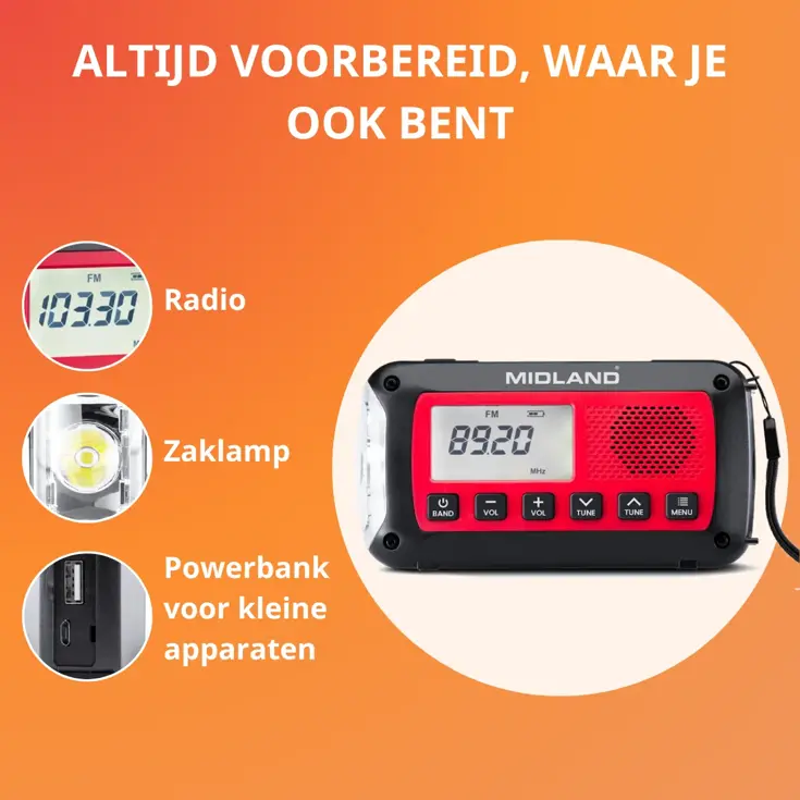 Midland ER100 noodradio