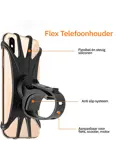 FLEX - Telefoonhouder Fiets, Racefiets & MTB