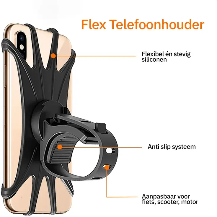FLEX - Telefoonhouder Fiets, Racefiets & MTB