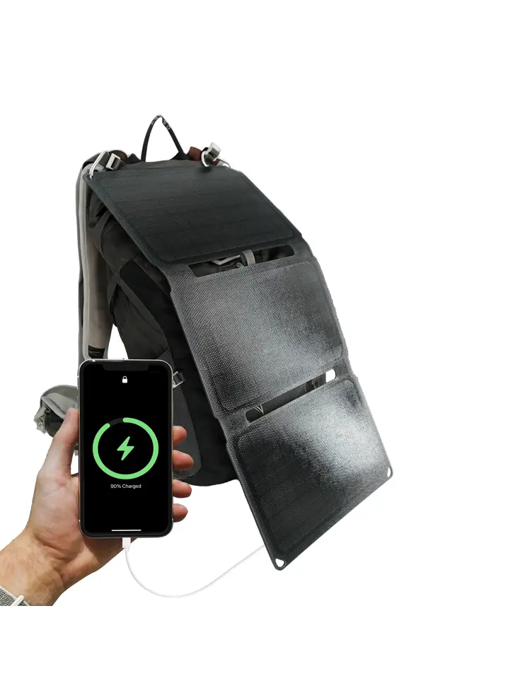 Opvouwbaar Solarpanel 20W incl. Bevestigings haken