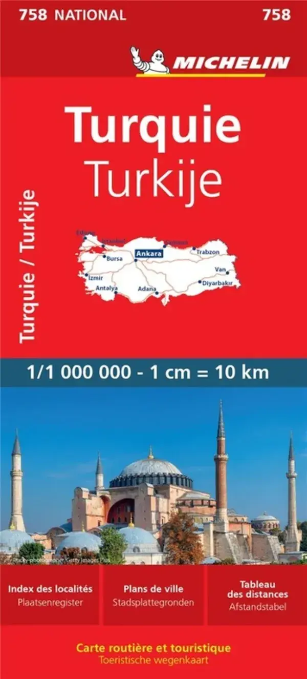 Wegenkaart National 758 Turkije