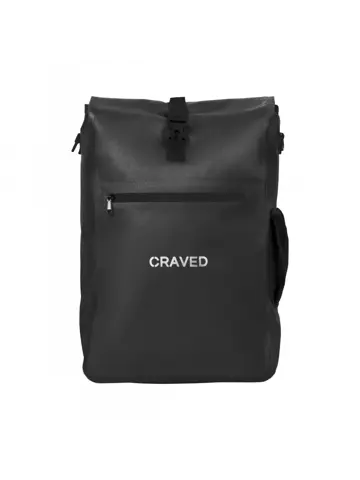 Craved Enkele Fietstas 3 in 1 - 28L - Zwart