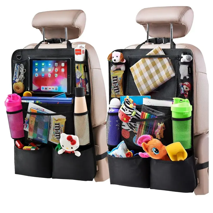 Auto Organizer Autostoel Zwart 2 stuks