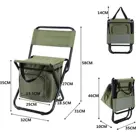 Jonska Inklapbare campingstoel met koeltas